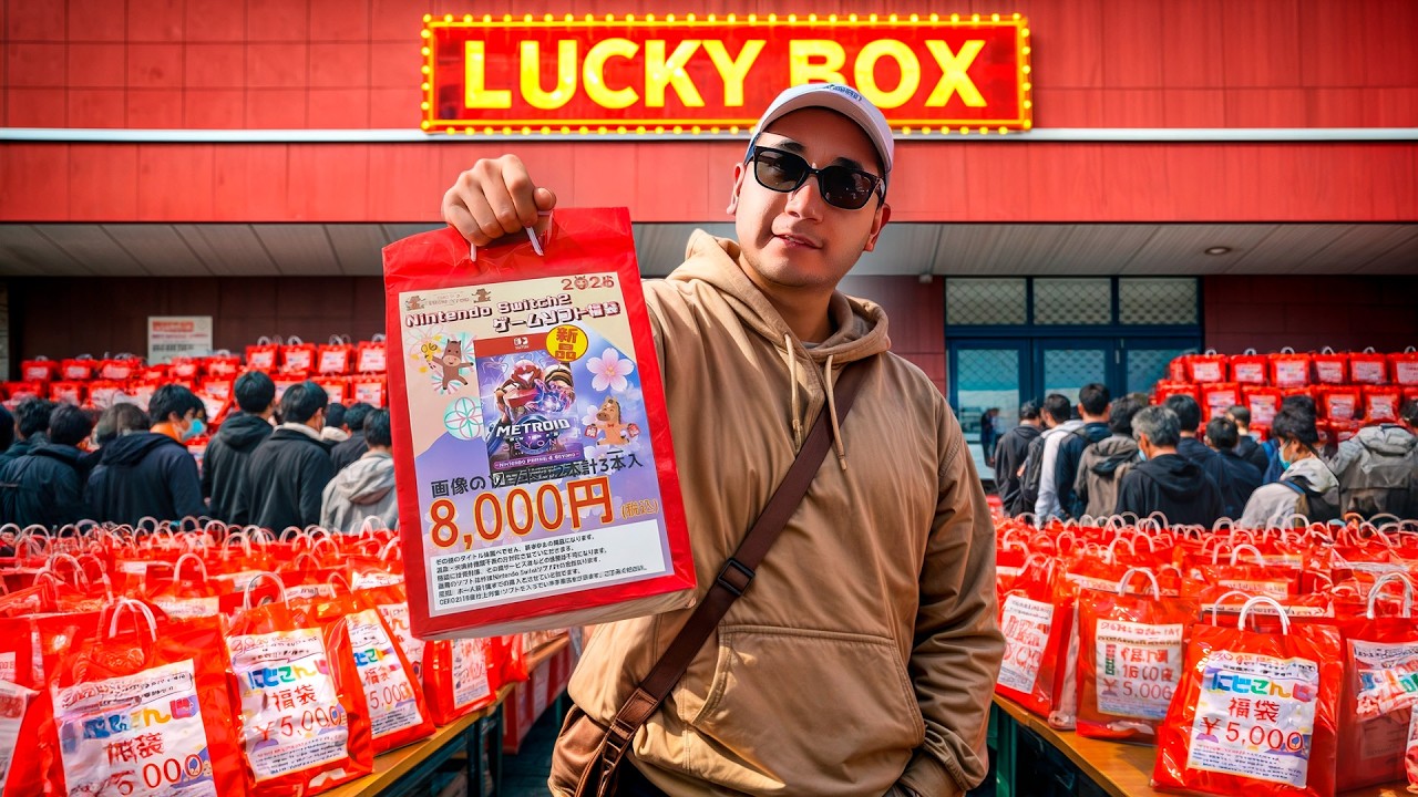 Compré BOLSAS SORPRESA de Nintendo Switch 2 en Japón… ¿me tocó una JOYA o puro relleno?