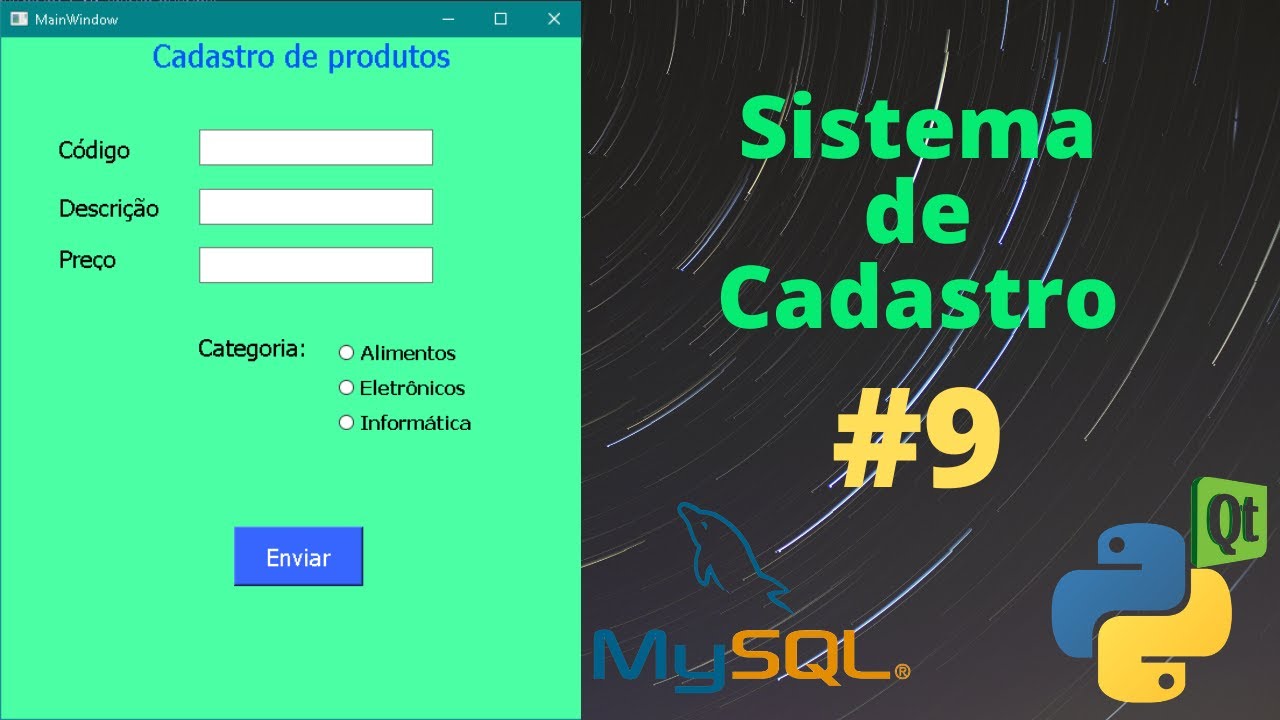 Sistema de Cadastro de Produtos com Python e MySQL #9 - Final