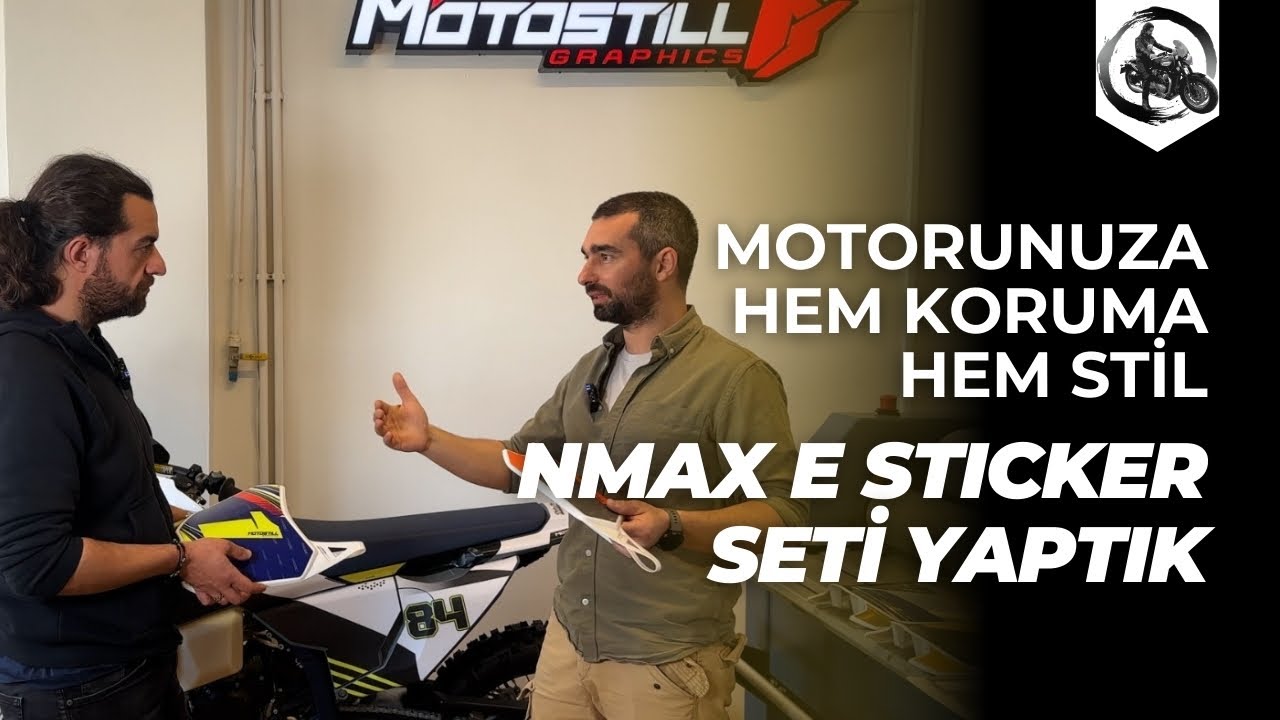 Motorunuza Hem Koruma Hem Stil | Nmax e Sticker Seti Yaptık