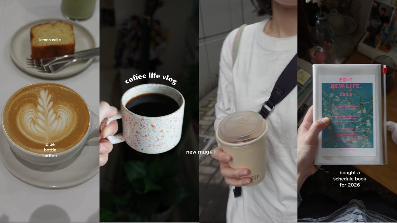 [ vlog ] コーヒー生活と来年の手帳☕️📖｜ニューマグカップ, 久しぶりに編み物, homebody diaries 