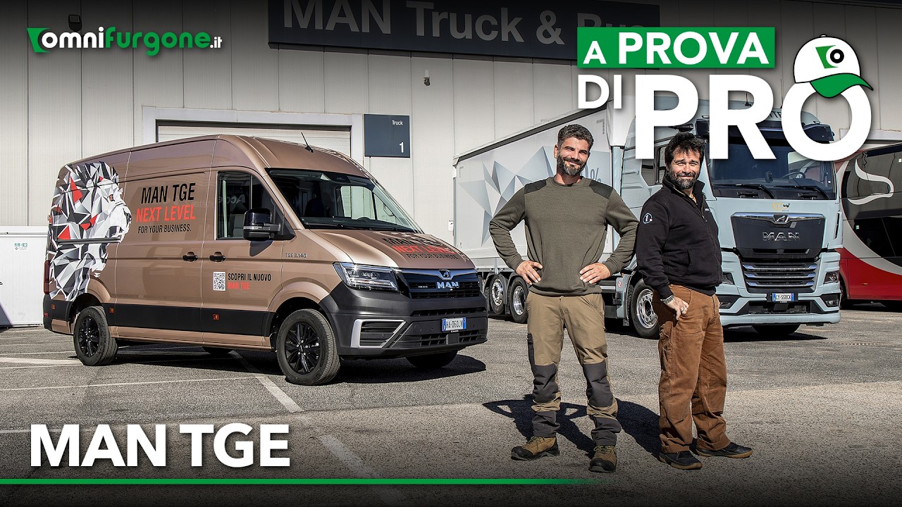 MAN TGE , la PROVA al LAVORO | Il più camion fra i furgoni, veicolo e service: test superato