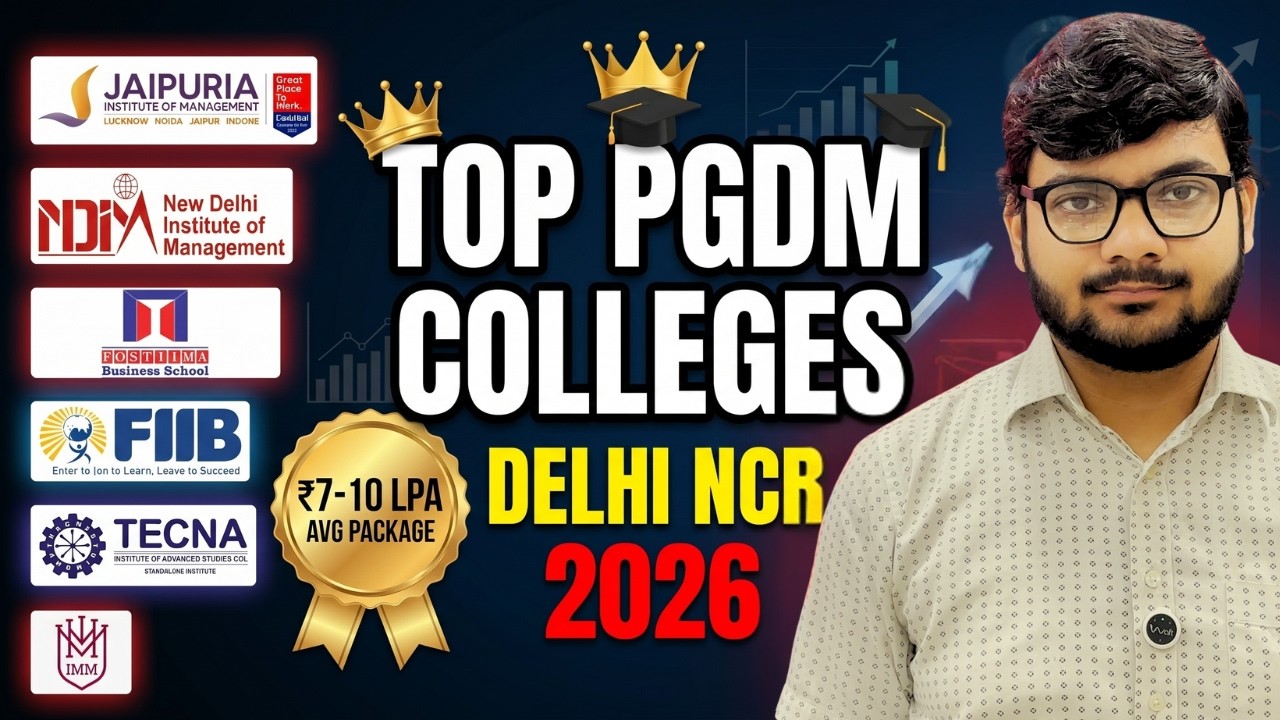 Top PGDM Colleges in Delhi NCR 2026 | Best ROI & Placements