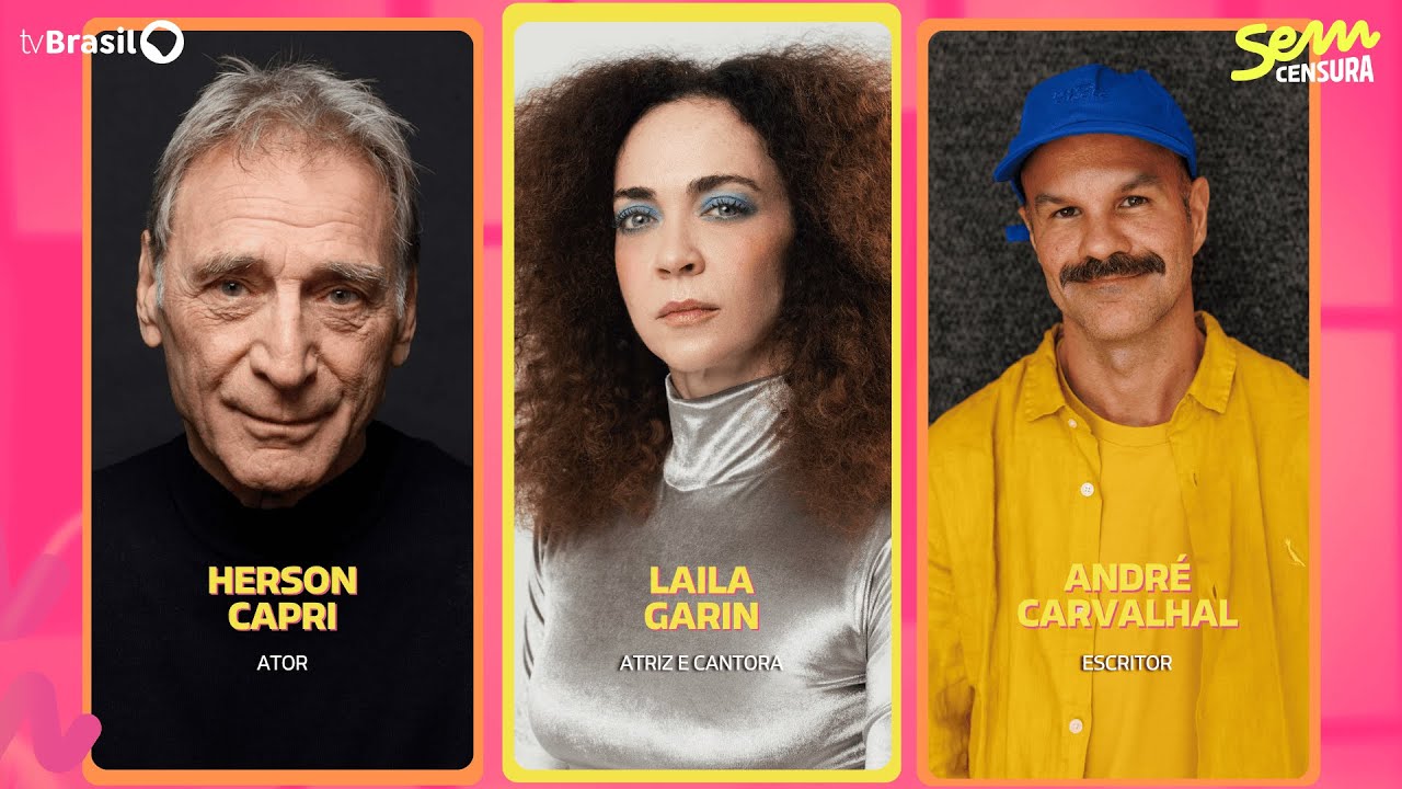 🔴 SEM CENSURA RECEBE HERSON CAPRI, LAILA GARIN E ANDR&Eacute; CARVALHAL