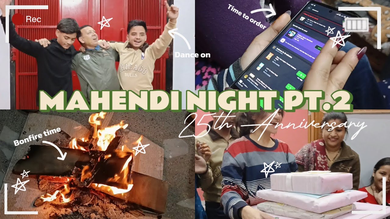 25th Anniversary Mehendi Night | Part-2 | Dance • Fun • Family 💚✨