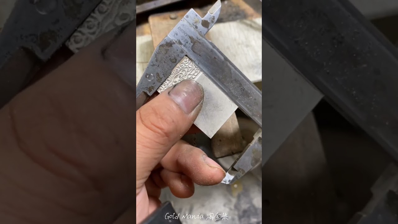Amazing Platinum locket making process #trending #viral #bangles #platinum #best #facebook #shorts