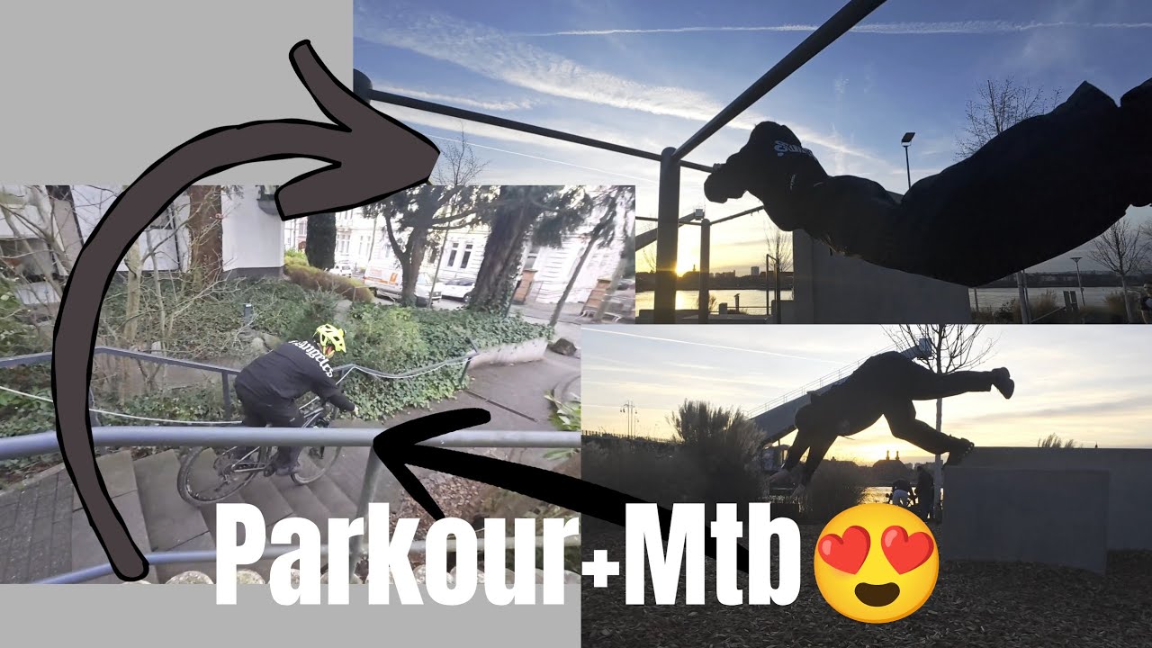 Fette Parkour und Mtb Session!🤩