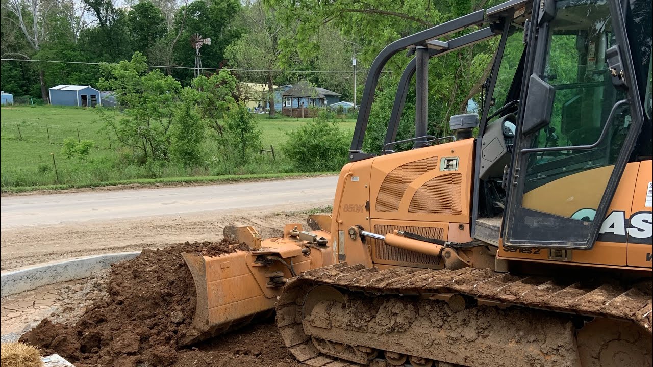 Case 850k dozer POV