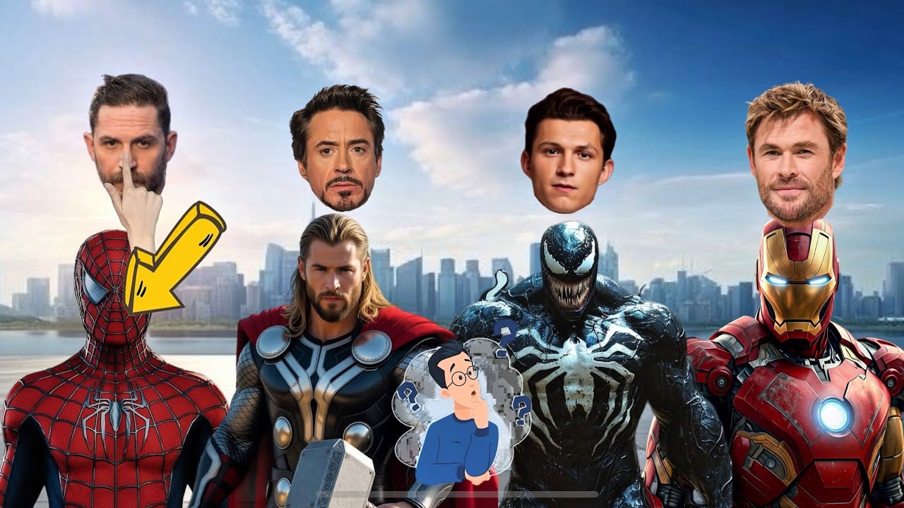 Whose Head Is This?! 🤯Superhero Guess Game #superhero #marvel #marvelchallenge