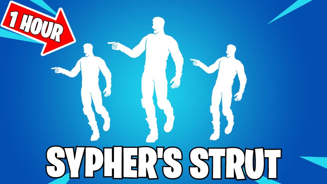 Fortnite Sypher's Strut Emote 1 HOUR Dance! (ICON SERIES) NEW SYPHERPK EMOTE!