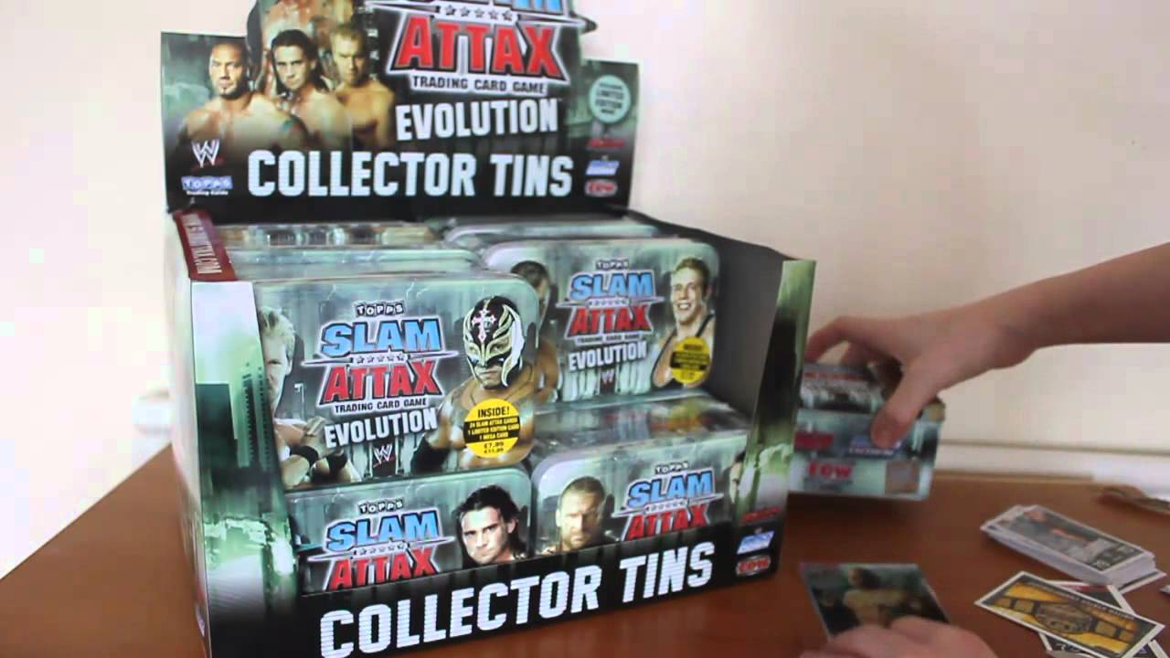 Slam Attax Evolution Case Break (12 tins) Part 1 of 4