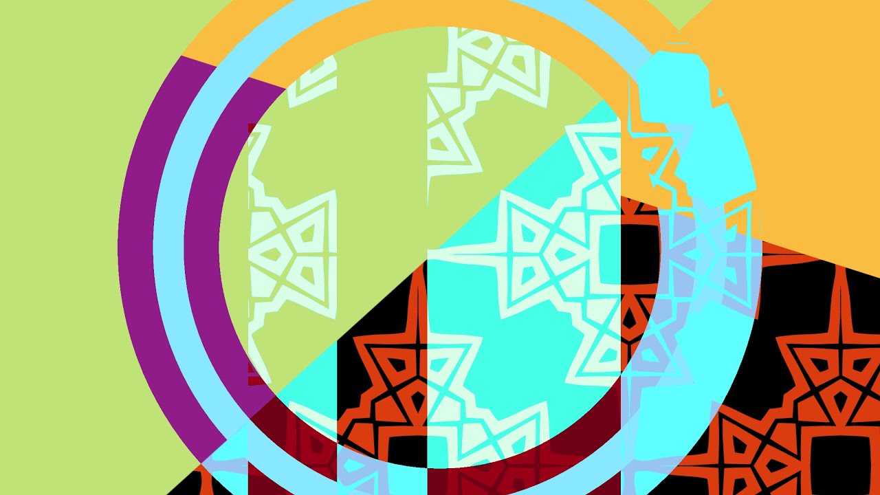 1h of relaxing lofi with blue and orange hypnotising visual, good for visual stimming