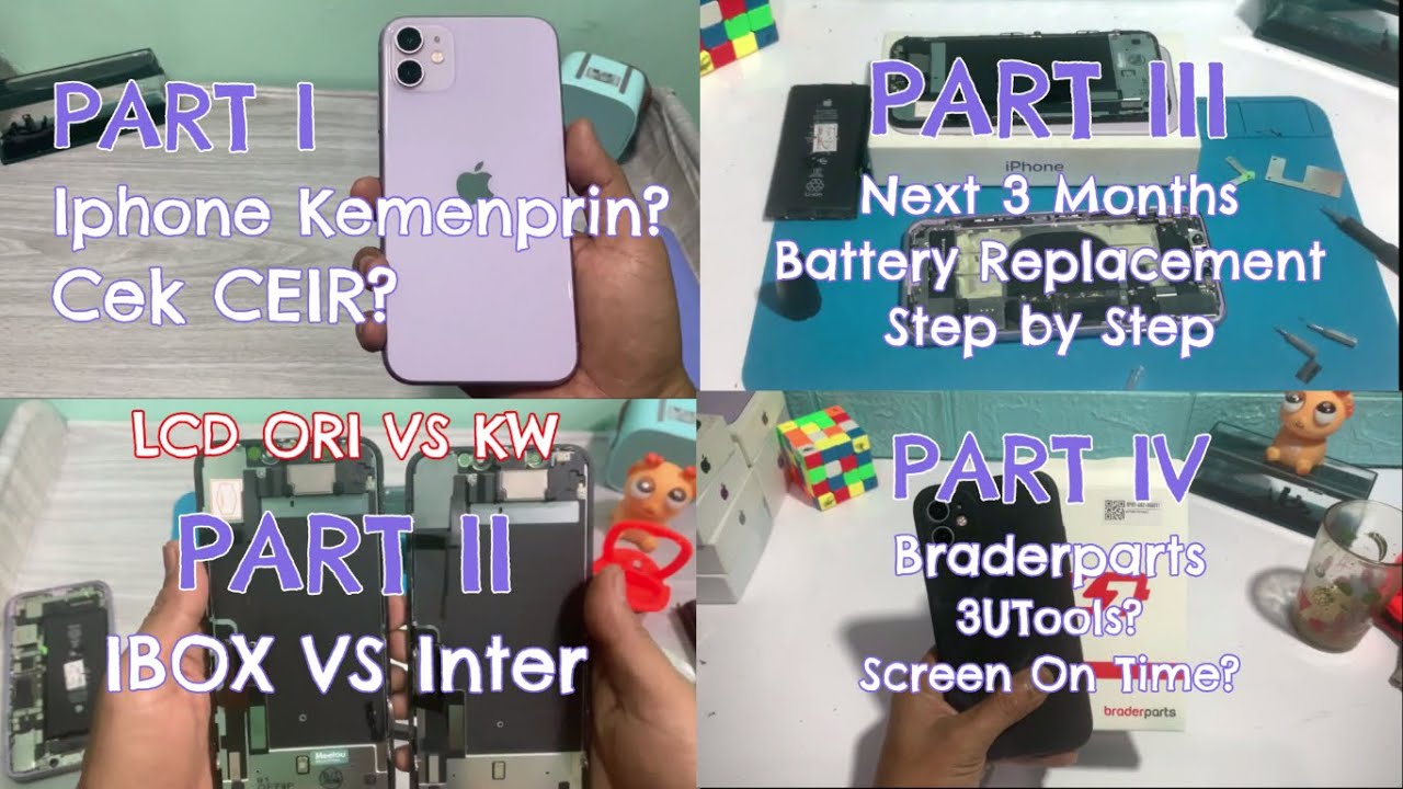 Iphone Whitelist, Cek CEIR, dan Ganti Batere Iphone 11 Pakai Braderparts