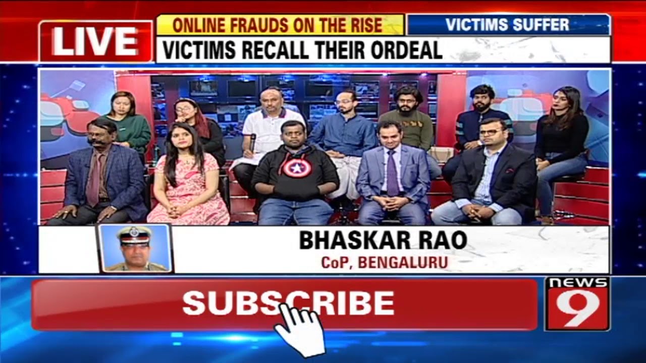 Cyber crime on the rise- NEWS9 exclusive discussion with CoP Bhaskar Rao