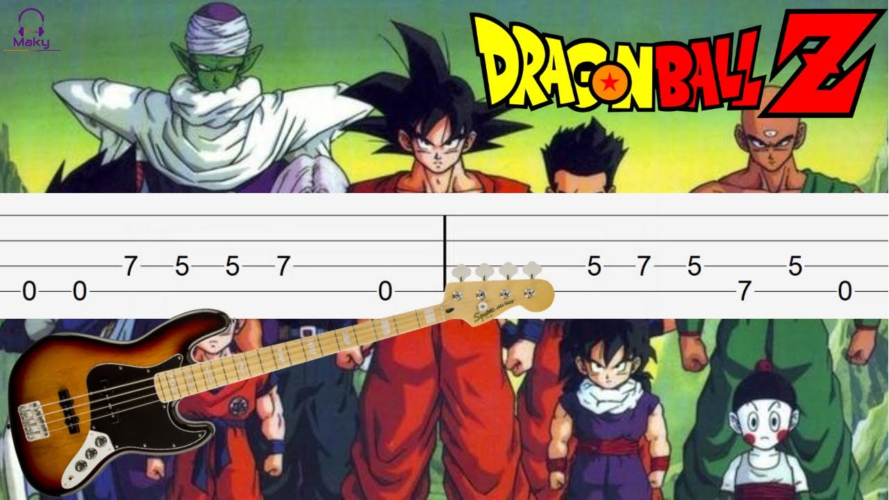 Dragon Ball Z - Cha-La Head-Cha-La [Bass Tabs Tutorial]