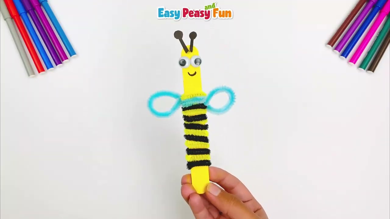 Craft Stick Bee Craft
