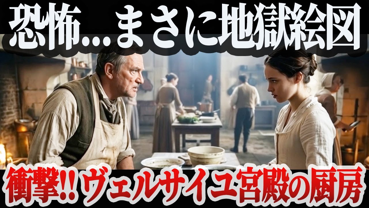 【衝撃の裏側】ヴェルサイユ宮殿の厨房は地獄絵図…豪華な食卓の裏に潜む腐臭とは？