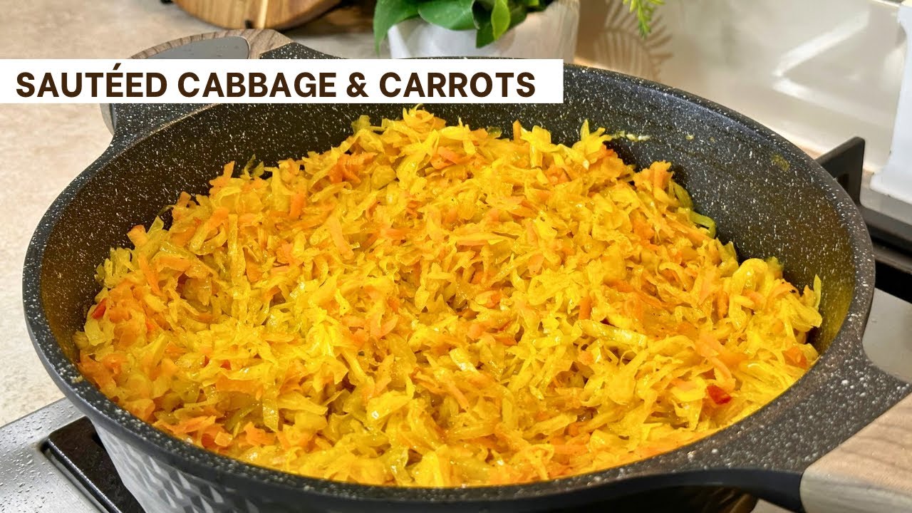 Sautéed Cabbage & Carrots | Vegan 🌱 Recipe