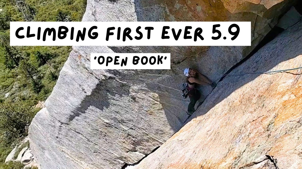 Climbing First Ever 5.9 ‘Open Book’