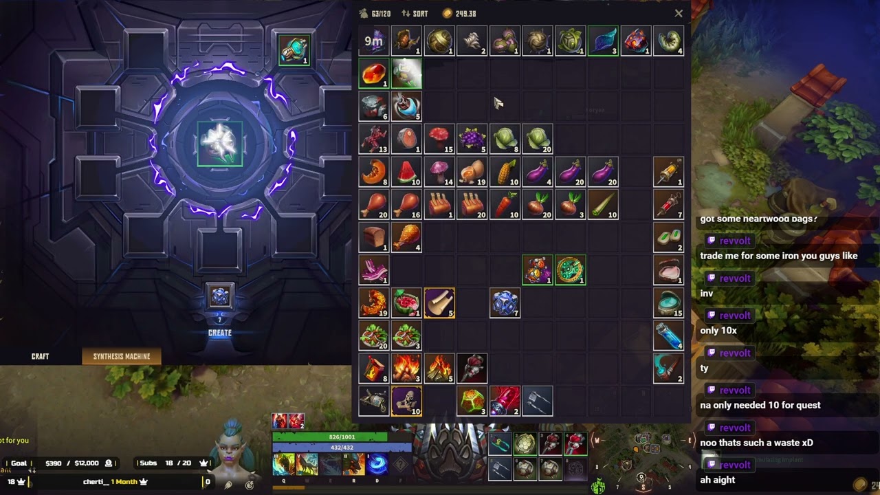 How to use the Synthesis Machine in #corepunk Alpha 4 - #mmorpg #ai_baggs