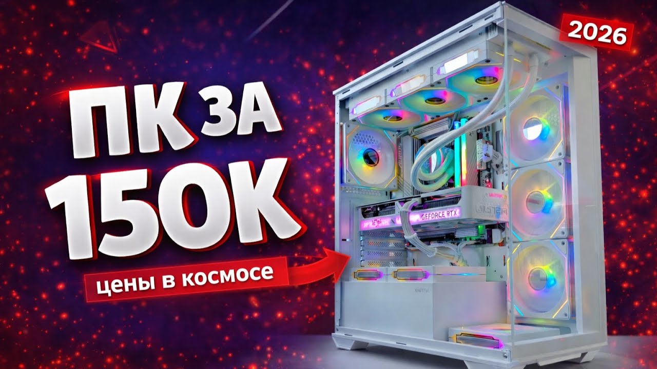 СБОРКА ПК ЗА 150К В НАЧАЛЕ 2026г.! ЛУЧШИЙ  ИГРОВОЙ ПК ЗА 150К! ИГРОВОЙ ПК ЗА 150К В 2026г.!
