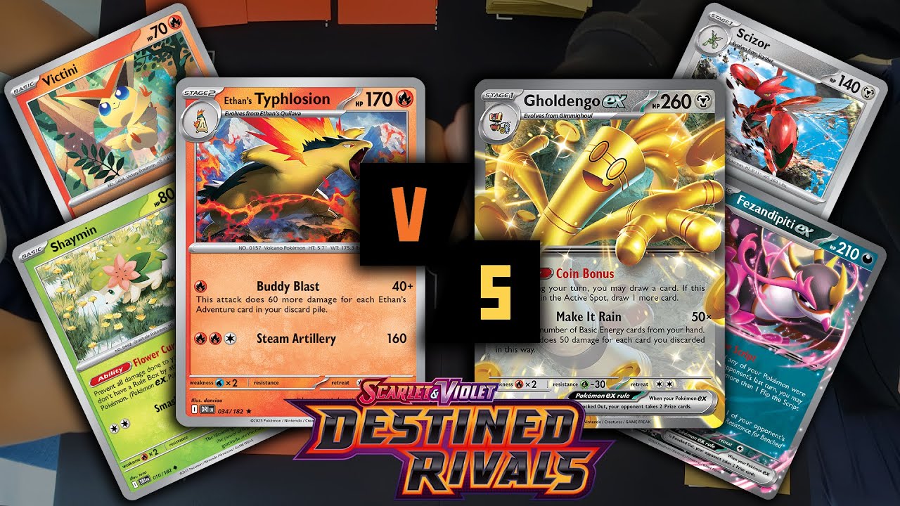 Ethan's Typhlosion vs Gholdengo ex | Weekly Tournament Pokémon TCG Tabletop