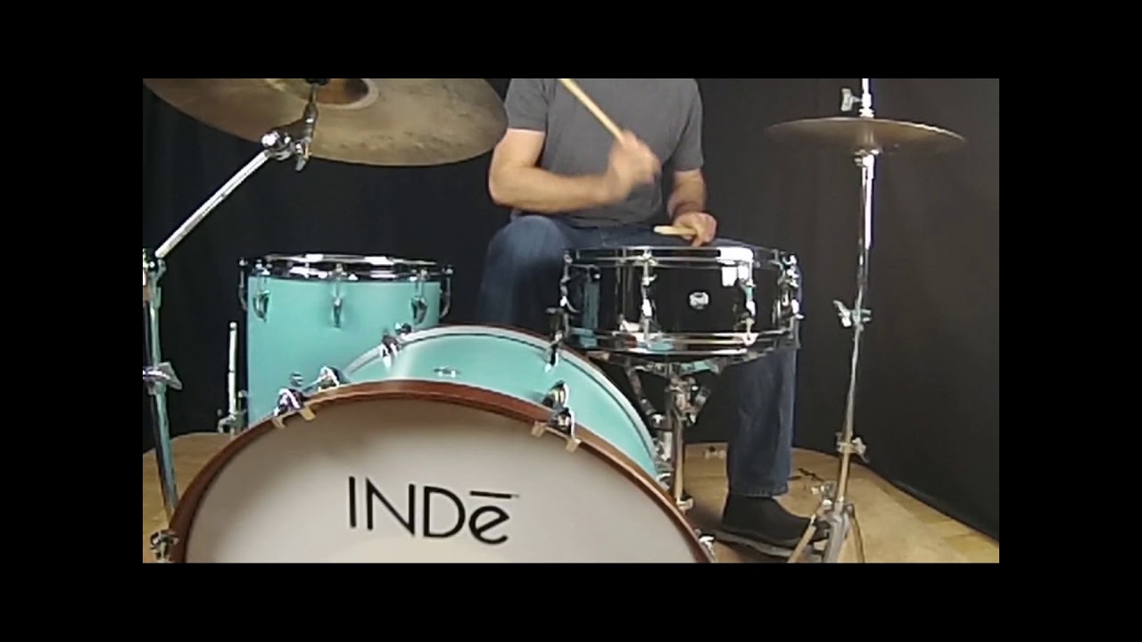 INDe 5x14 Black Nickel over Brass Snare Demo