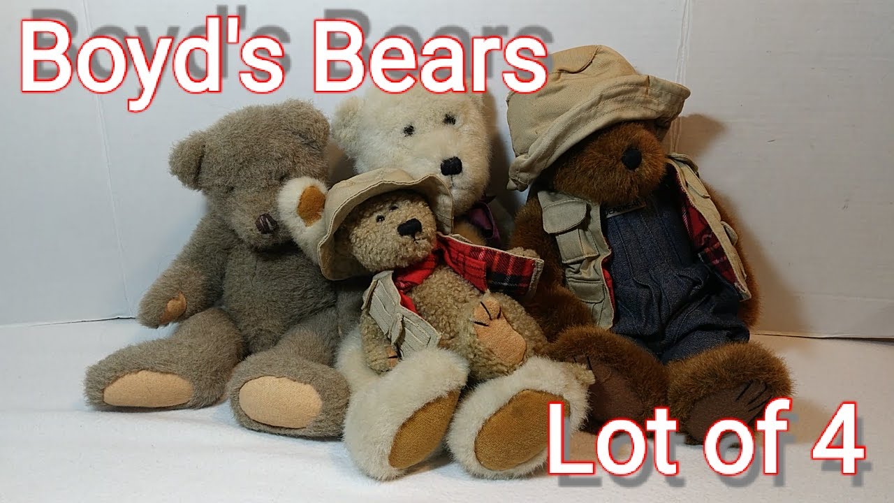 Boyd's Bears Lot of 4 Investment Collectibles