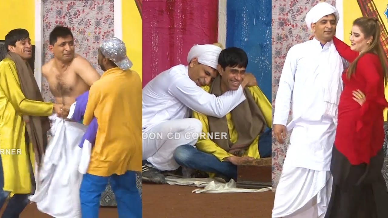Amjad Rana with Hina Sheikh and Goshi 2 | Comedy Clip | Stage Drama 2021 | Punjabi Stage Drama