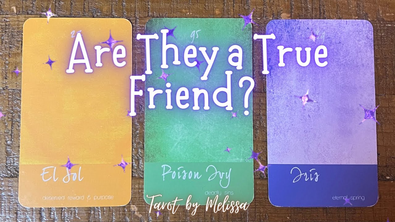 Pick-a-Card: Are they a true friend? 👀🕵️