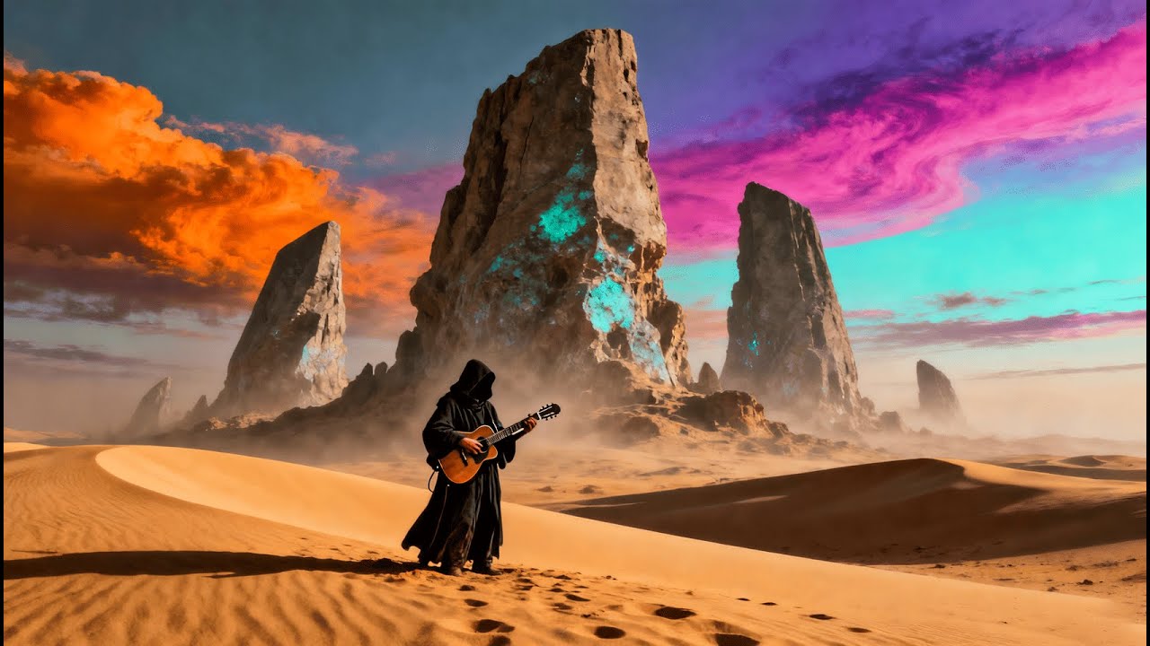 Psychedelic Rock Desert Blues | Instrumental Guitar Vibes