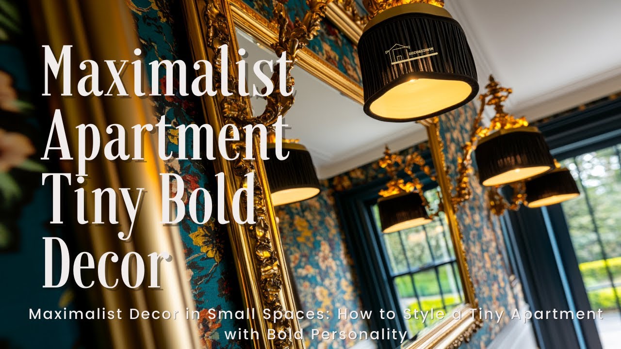 Maximalist Decor in Small Spaces: How to Style a Tiny Apartment with Bold Personality