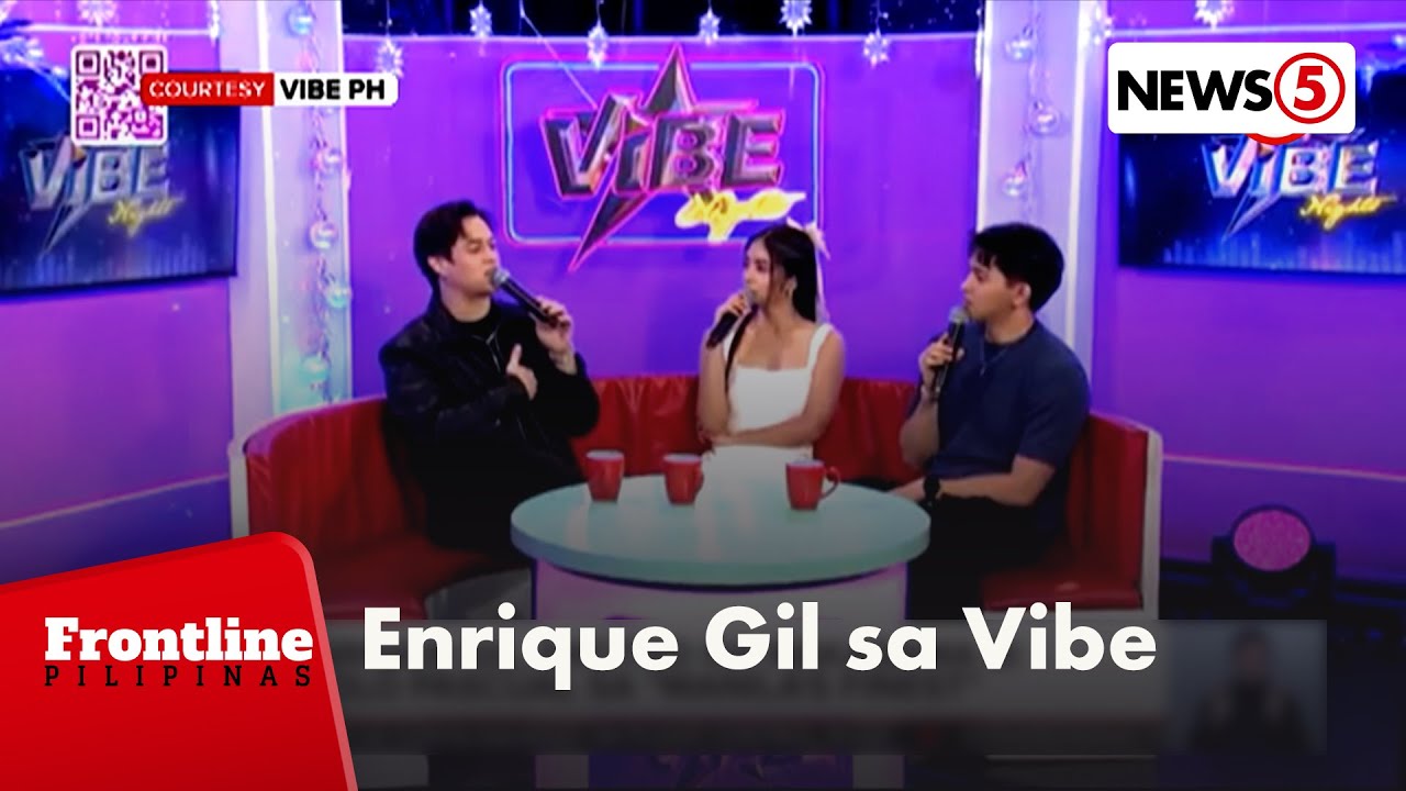 Enrique Gil, bumisita sa 'Vibe' | Frontline Pilipinas