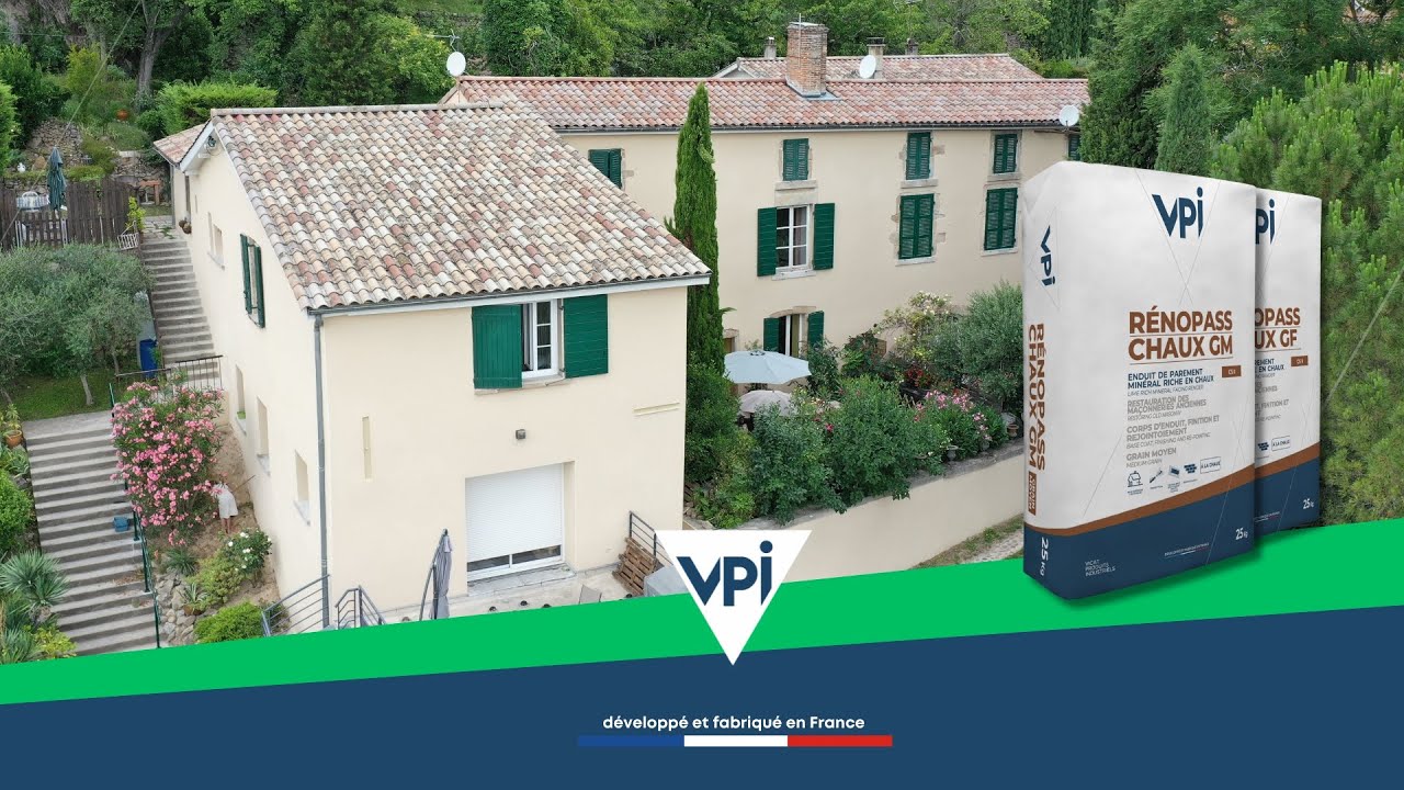 Rénovation d'une maison complète en RENOPASS CHAUX