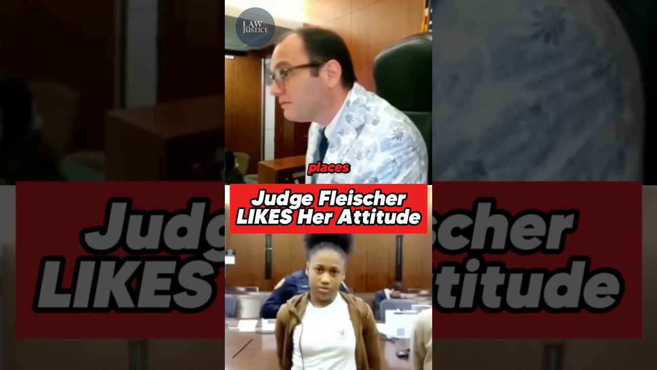 &ldquo;I like your SPUNK!!!&rdquo; -Judge Fleischer has a wholesome conversation with a teen in court.