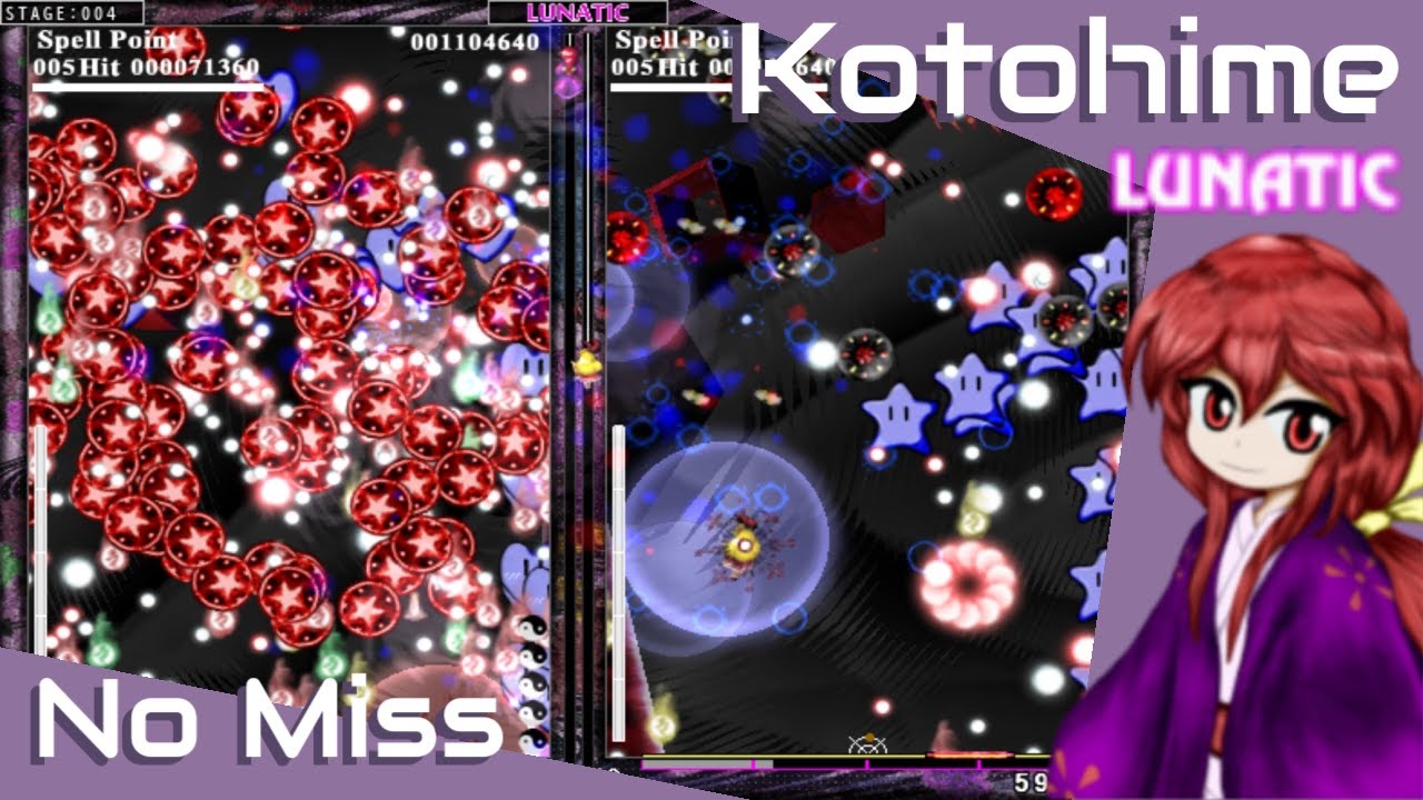 Touhou - Fools Rush In | Kotohime Lunatic No Miss (Chain Mode)