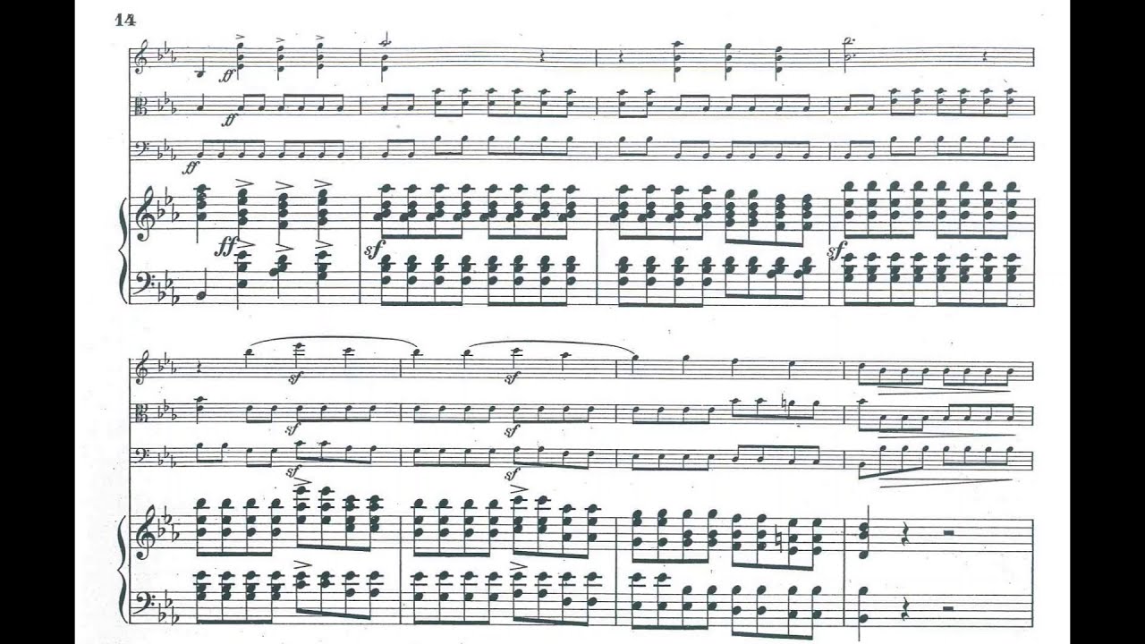 R. Schumann: Piano Quartet in E flat Major, Op.47 (1842)