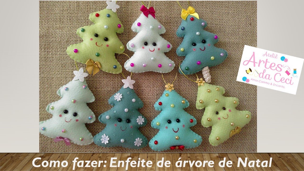 Como fazer enfeite árvore de natal
