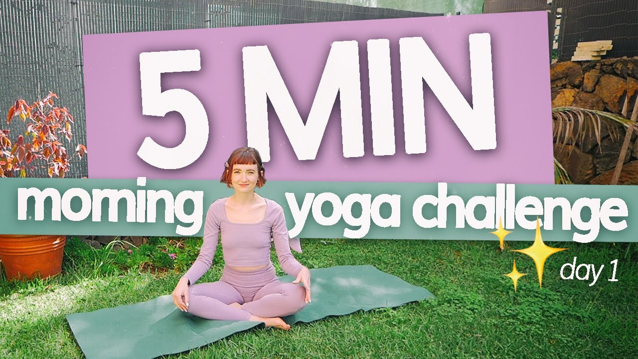 5 MIN MORNING YOGA FULL BODY STRETCH TO FEEL YOUR BEST | MINIMAL CUES YOGA ✨ DAY 1