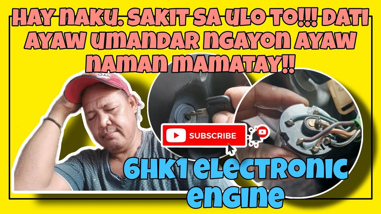 How to troubleshoot 6HK1 engine not to shot-off in ignition switch - What is the cause?