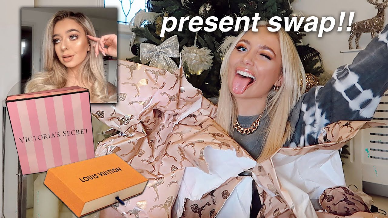 No budget!! Christmas PRESENT exchange SWAP with my best friend!! ft Anastasia Kingsnorth