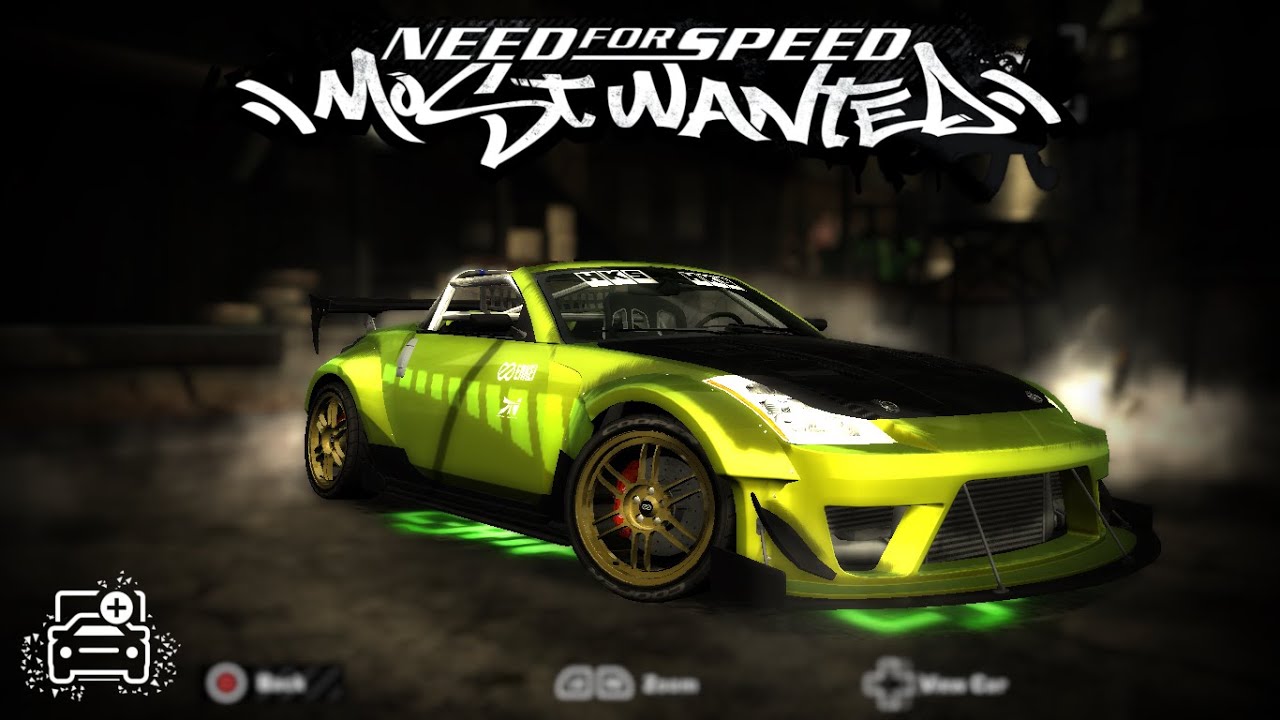 NFS Most Wanted | Nissan 350Z Roadster Extended Customization & Gameplay