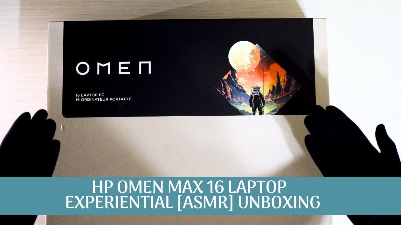 HP Omen Max 16 Laptop Unboxing [ASMR]