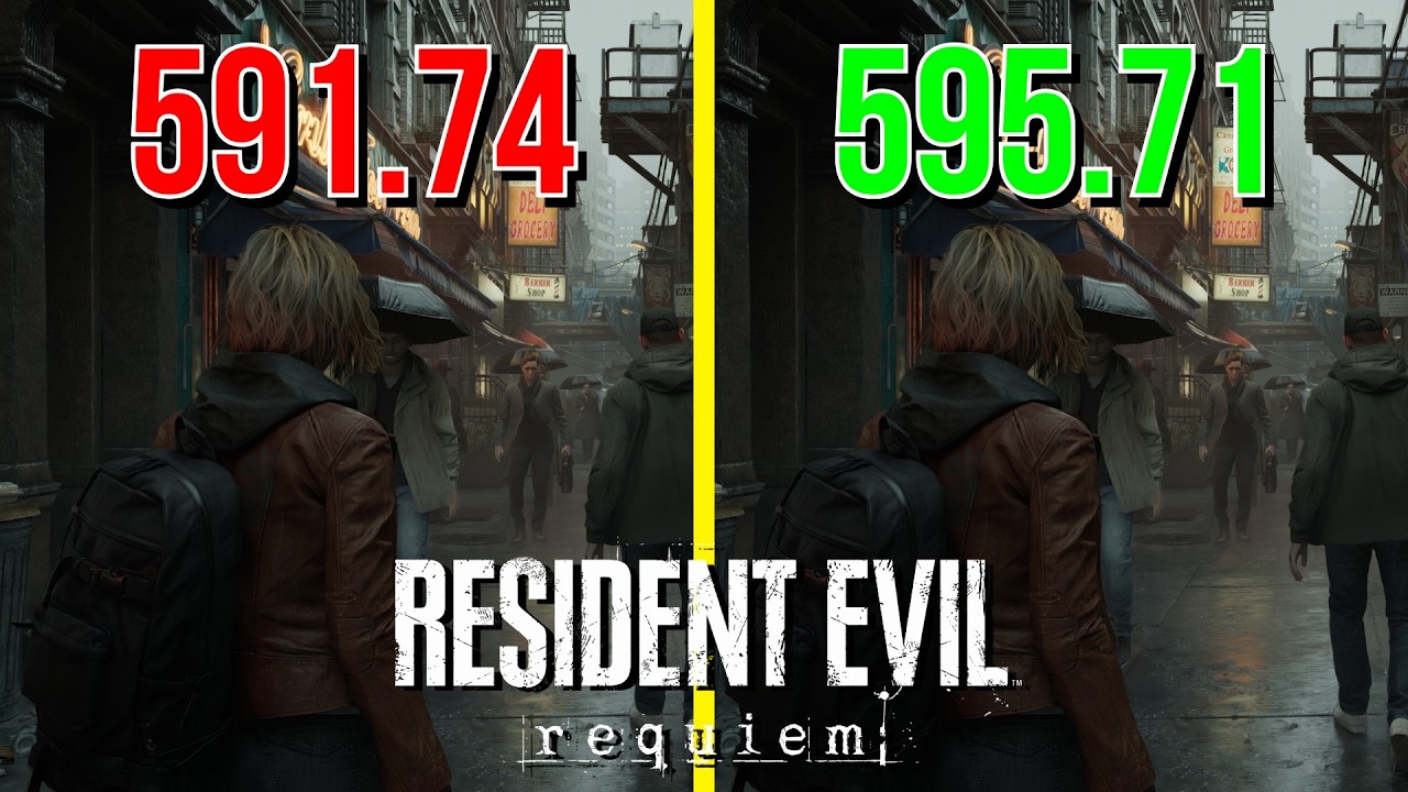 Is Performance Improved using the New Nvidia Driver? | Driver Version 591.74 vs 595.71 Performance