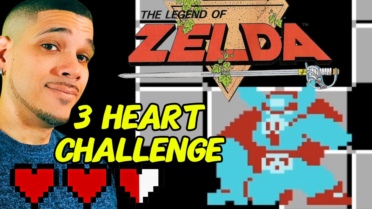 🔴 The Legend Of Zelda (NES) | 3 Heart Challenge | Final Dungeon