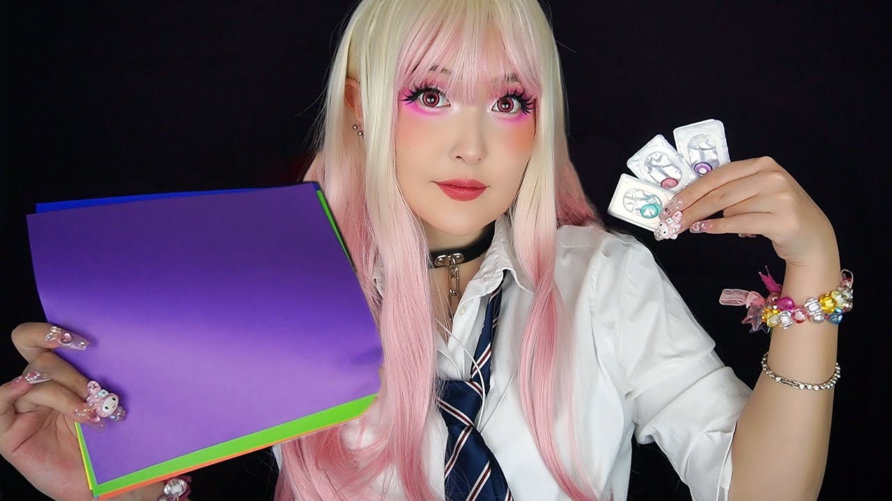АСМР Подберу тебе цветные линзы 👀 ASMR Color Analysis Test for Lenses RP (SUB)