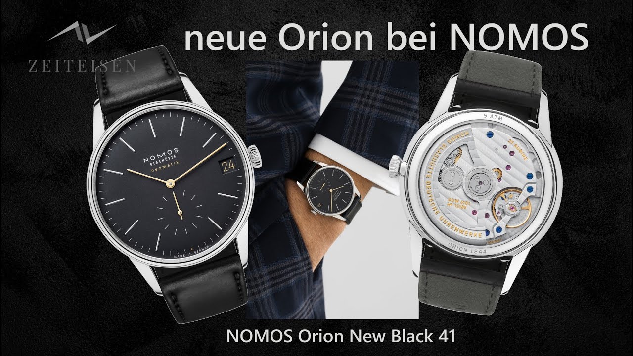Eine Neuheit von NOMOS für 2024, die Orion New Black 41