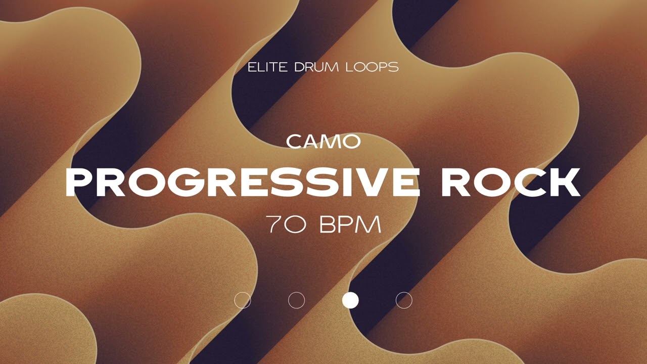 PROGRESSIVE ROCK DRUMS - 70 BPM - CAMO