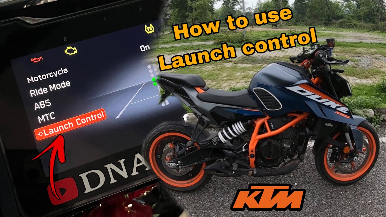 How to Use Launch Control in KTM Duke 390 Gen 3 💙🔥