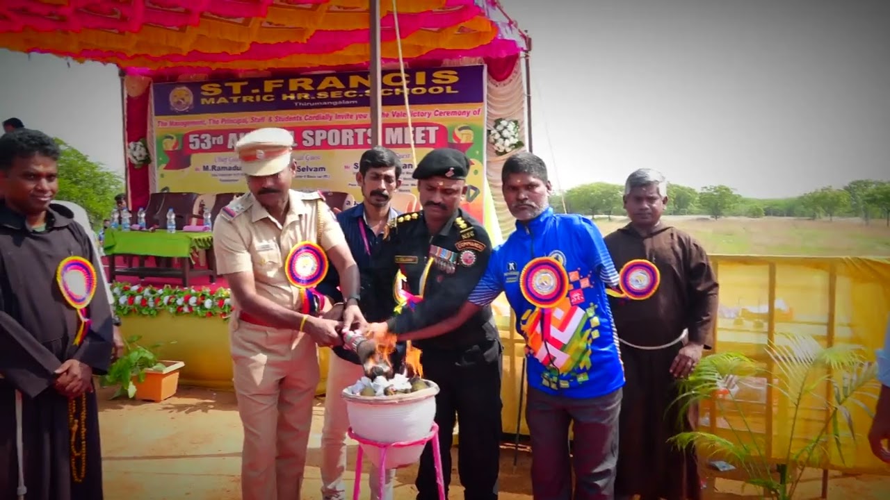 St Francis Matriculation Higher secondary School sports day 2025-2026