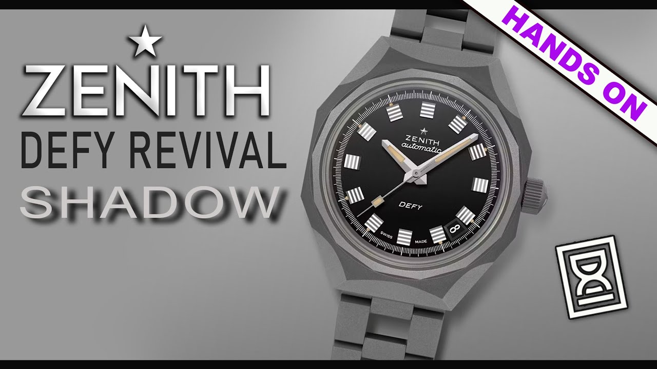 La cassaforte resiste a 300 metri: Zenith Defy Revival Shadow